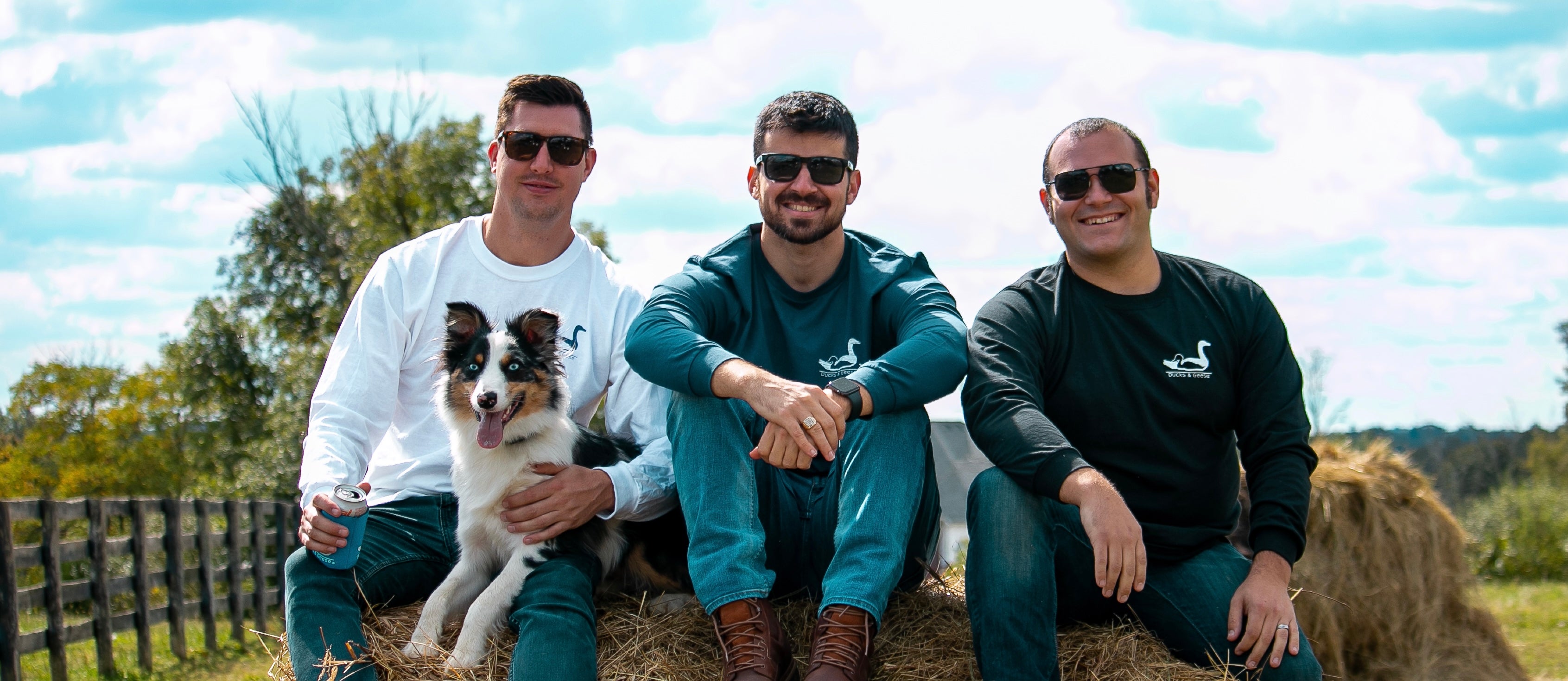 We created a line of clothes that reminds us of our roots in case we drift away. Starting this company has brought us and our families closer together than ever before. Ducks and Geese may be a business, but we are a family first. We kept our product line
