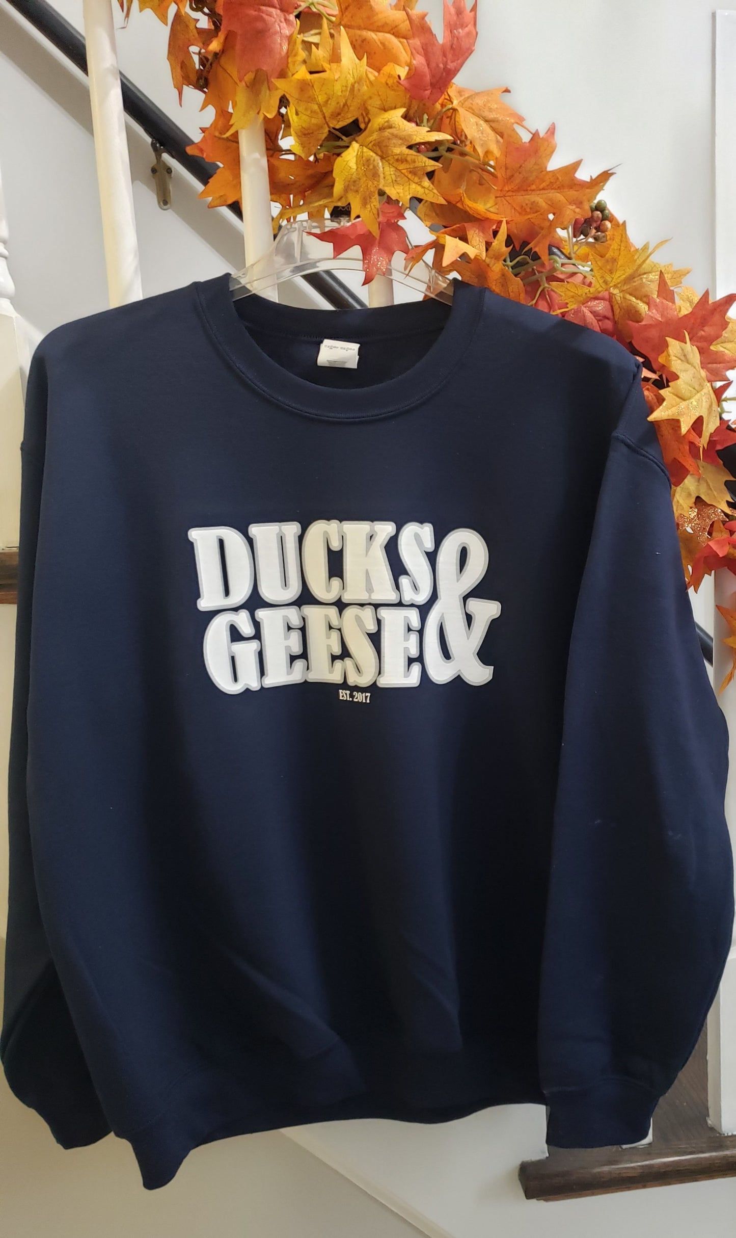 Fall crewneck sweatshirt