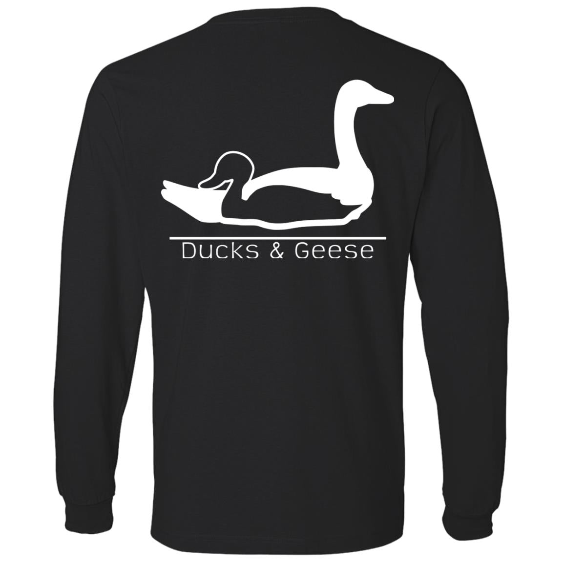 Black mens long sleeve tshirt