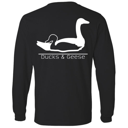 Black mens long sleeve tshirt